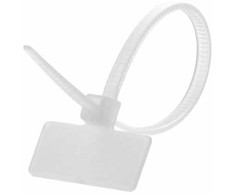Organizer Lanview Lanview LVT551140 opaska kablowa Opaska kablowa su wejściem równoległym Plastik Baltas 100 vnt.