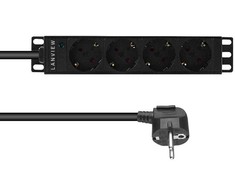 Lanview 10�� 4-way Schuko outlets