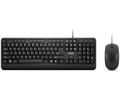 Klaviatūra ir pelė Lenovo 160 Klaviatūra Dołączona Myszka USB US English Juodas