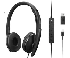Lenovo Ausinės/Ausinės su laidu Head-Band Usb Type-C Juodas