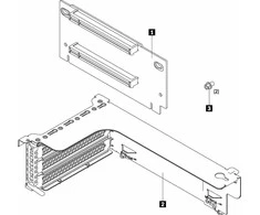 Lenovo DCG TS x16/x8 PCIe Riser **New Retail**
