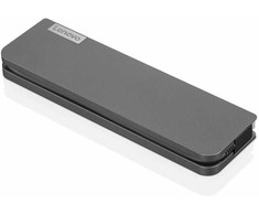 Terminal sieciowy Lenovo Lenovo 40AU0065UK doko stotelė Przewodowa USB 3.2 Gen 1 (3.1 Gen 1) Type-C Juodas
