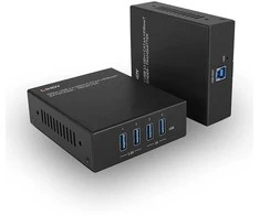 Tinklo Plėtiklis - LINDY Cat.6A USB 3.2 Gen 1 HDBaseT Plėtiklis 10 m