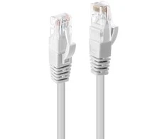 Tinklo Kabelis - LINDY Cat.6 U/UTP Tinklo Kabelis, M/M, 250MHz, RJ45, 10 m, Baltas