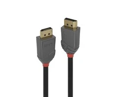 DisplayPort Kabelis - LINDY Anthra Line DisplayPort 1.1 Kabelis, M/M, 15 m, Juodas