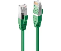 Tinklo Kabelis - LINDY Cat.6A S/FTP LSZH Tinklo Kabelis, RJ45, M/M, 500MHz, 1 m, Žalias
