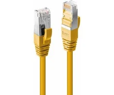 Tinklo Kabelis - LINDY Cat.6A S/FTP LSZH Tinklo Kabelis, RJ45, M/M, 500MHz, 0.3 m, Geltonas
