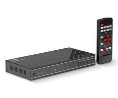 AV Switch - LINDY AVPro Edge 4x1 HDMI 4K60 Multiview AV Switch, Juodas