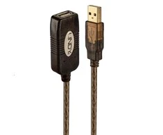 USB Prailginimo Laidas - LINDY SB 2.0 Aktyvus Prailginimo Laidas, M/F, 480 Mbps, 20 m, Pilkas