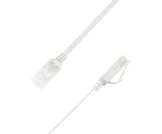 LinkIT Flat U/UTP Cat6A Baltas 3.5m AWG 34/7, PVC, 1x4mm