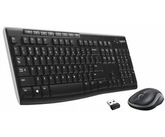 Logitech Belaidis rinkinys Mk270 Klaviatūra Pelė Included Rf Wireless