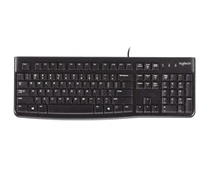 Logitech K120 Klaviatūra, UK, OEM K120, su laidu, USB, QWERTY,