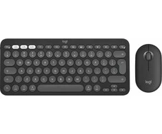Klaviatūra ir pelė Logitech Pebble 2 Combo for Mac, grafito spalvos