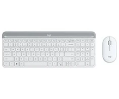 Klaviatūra ir pelė Kit Logitech MK470 Off Baltas FR Central