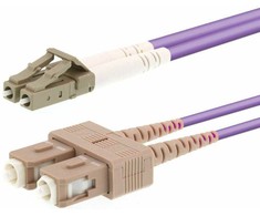 LOGON LOGON AL5LCSC10I/4I kabelis InfiniBand / światłowodowy 10 m 2x LC 2x SC Rožinė