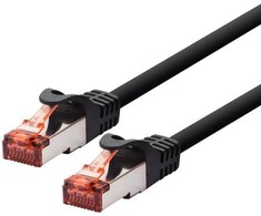 LOGON TCF66F150BL kabelis sieciowy Juodas 15 m Cat6a F/UTP (FTP)