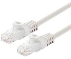 LOGON LOGON TCU66A010I kabelis sieciowy Kość słoniowa 1 m Cat6a U/UTP (UTP)