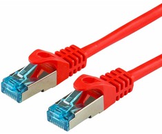 „Goobay“ jungiamasis laidas, CAT5e, SF/UTP, 1m, raudonas (68032)