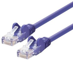 LOGON LOGON PROFESSIONAL TCU55U100V kabelis sieciowy Violetinis 10 m Cat5e U/UTP (UTP)