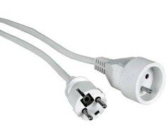 LOGON LOGON PSPC03W Baltas maitinimo laidas 3 m F tipo maitinimo kištukas