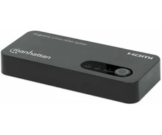 Manhetenas MANHATTAN 4K@60Hz 2 prievadų HDMI skirstytuvas su sumažinimu 18G