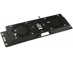 Lanview 2 FANS, ON/OFF CONTROLLED FAN MODULE Juodas