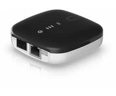 Ubiquiti A fiber-to-copper media module that allows wireless