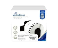 MediaRange MediaRange ištisinė etiketė Brother DK-22205 62mm 30,48m b/w
