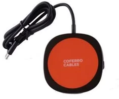 Mercodan „Coferro Cables“ magnetinis QI įkroviklis, įvestis: 9 V / 2, 2 A,