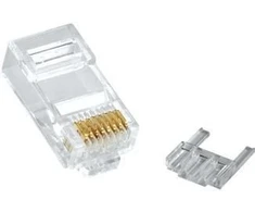 Mercodan Modulinis RJ45 jungtis, KAT6 vientisas/daugiagyslis, 50u"