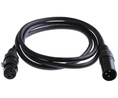 Mercodan PRO XLR cable 0,75m, AWG24, OFC, Balances, shielded, PVC,