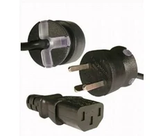Mercodan SmarTplug computer power cable juodas 10.0m, Straight