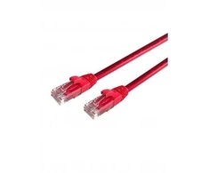 Mercodan „UltraFlex“ jungiamasis kabelis KAT6 UTP, 1,0 m, R?d, LSZH