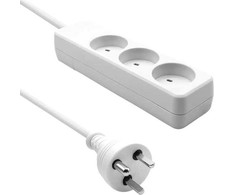 MicroConnect Splitter 5 m 3 x socket jungiama į tinklą inner balta (GRU035WDK)