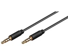 Kabelis MicroConnect Jack 3,5mm - Jack 3,5mm 2m juoda (IPOD016)