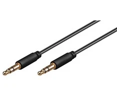 Kabelis MicroConnect Jack 3.5mm - Jack 3.5mm 3m juoda (AUDLL3)