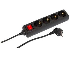 Kabelis zasilający MicroConnect Microconnect MC-GRU00415BS rozgałęziacz 1,5 m 4 x gniazdo jungiama į tinklą Wewnętrzna Juodas