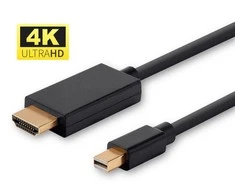 MicroConnect „DisplayPort Mini“ – HDMI laidas 1 m juodas (MDPHDMI1B-4K)