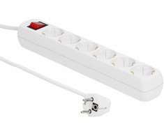 Maitinimo kabelis MicroConnect Microconnect ADC13 skirstytuvas 1,5 m 6 x tinklo lizdai Vidinis Baltas