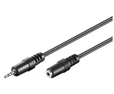 Kabelis MicroConnect 3,5 mm lizdas – 3,5 mm 2 m juoda lizdas (33723)