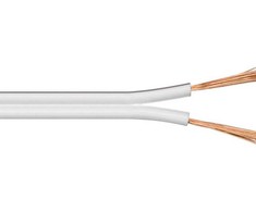 Przewód MicroConnect Głośnikowy, 2x0.75mm, 25m, balta (AUDSPEAKER2-25)