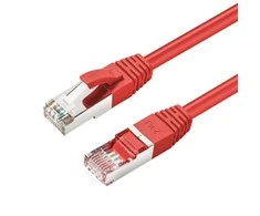 MicroConnect CAT6A S / FTP 10m raudonasis LSSH
