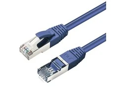 MicroConnect CAT6A S / FTP 5m Mėlyna LSZH