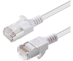MicroConnect CAT6A U-FTP Slim, LSZH, 0.15m