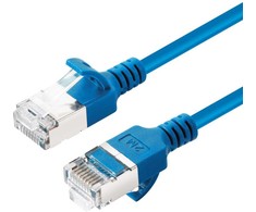 MicroConnect V-FTP6A0015B-SLIM kabelis sieciowy Mėlyna 0,15 m Cat6a U/FTP (STP)