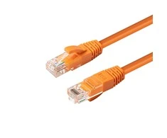 MicroConnect CAT6A UTP 0.5m Oranžinė LSZH