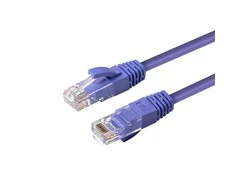 MicroConnect CAT6A UTP 0.5m Violetinė LSZH