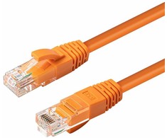 MicroConnect CAT6A UTP 30m Oranžinis LSZH