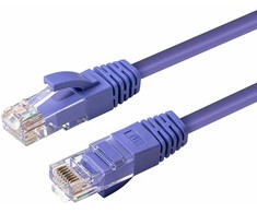 MicroConnect CAT6A UTP 30m Violetinė LSZH