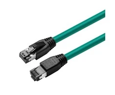 MicroConnect CAT8.1 S/FTP 0,50m Žalias LSZH